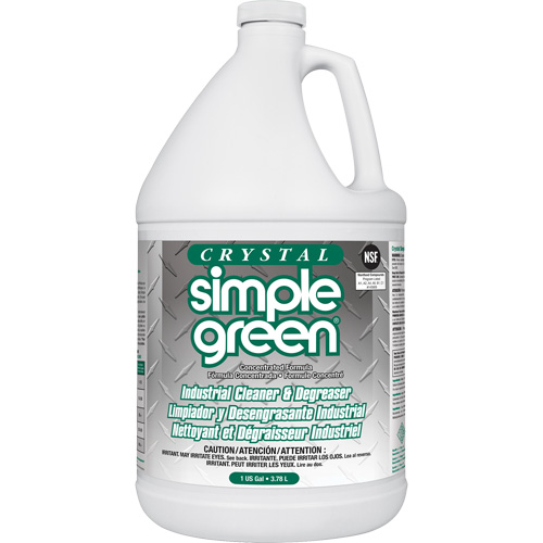 Nettoyant et d&eacute;graissant industriel Crystal Simple Green , 1 gal., Cruche Nuna Depot Inc.