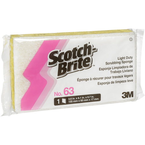 &eacute;ponge &agrave; r&eacute;curer pour les petits travaux Scotch-Brite, Cellulose/&agrave; r&eacute;curer, 3-1/2" la x 6" l Nuna Depot Inc.