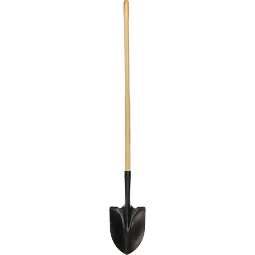 Pelle ronde, Lame Acier durci, Bois, Manche Droit Nuna Depot Inc.