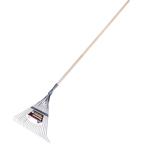 Pro Fan Rake, 24" Blade, 22 Tines, Hardwood Handle, Steel Blade Nuna Depot Inc.