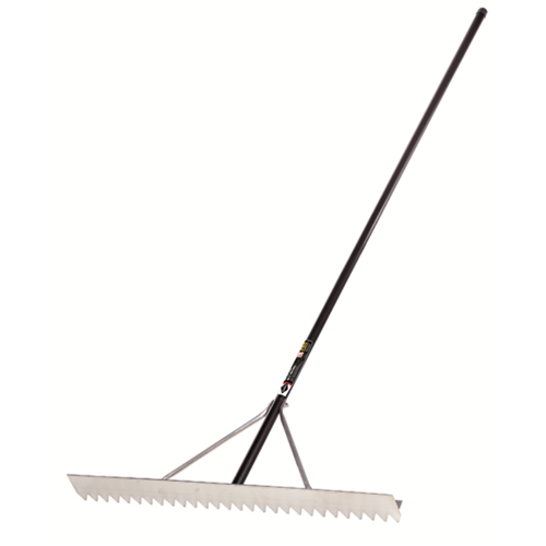 Pro Asphalt Rake, 36" W, Aluminum Blade, 28 Tines Nuna Depot Inc.