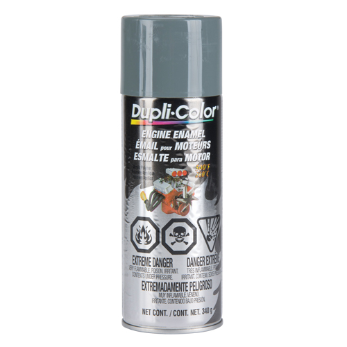 Peinture &agrave; &eacute;mail avec c&eacute;ramique pour moteur, Nouveau Gris Ford, Brillant, 12 oz, Canette a&eacute;rosol Nuna Depot Inc.