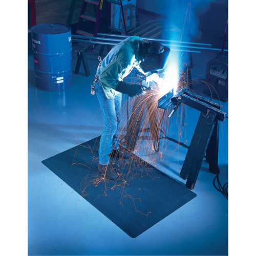 Tapis Weldsafe Ultrasoft no 447, Caoutchouc, 20' lo, 2' la x 7/8" &eacute;pais, Noir Nuna Depot Inc.