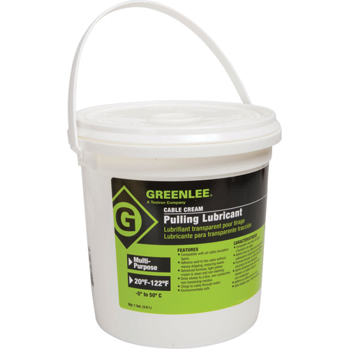 Lubrifiant en cr&egrave;me pour tirage de c&acirc;ble, Seau Nuna Depot Inc.