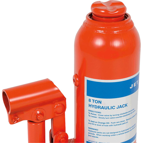 JHJ-8 Crics &agrave; bouteille pour usage tr&egrave;s intensif, 8 tonne(s), 15-3/8" Hauteur &eacute;lev&eacute;e Nuna Depot Inc.