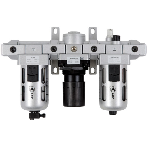 Filtre &agrave; air standard en trois parties, r&eacute;gulateur et lubrificateur AFRLMS12, 1/2" NPT Nuna Depot Inc.