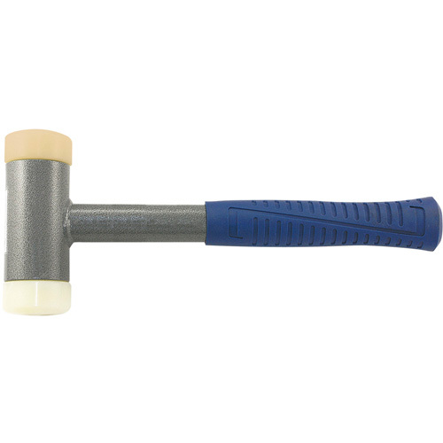 Heavy-Duty Soft-Face Dead Blow Hammer, 2.25 lbs. Head Weight, Polyurethane Face, Tubular Steel Handle Nuna Depot Inc.