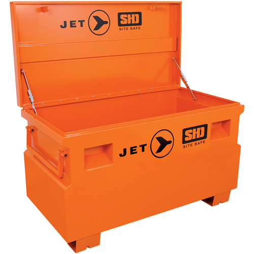 JSB-4824 Coffre &agrave; outils robuste pour le chantier, 48-1/8" x 24-1/8" x 28-3/8", Acier, Orange Nuna Depot Inc.