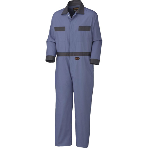 5133T Coveralls with Concealed Brass Buttons, Men's, Navy Blue, Size 42 Nuna Depot Inc.
