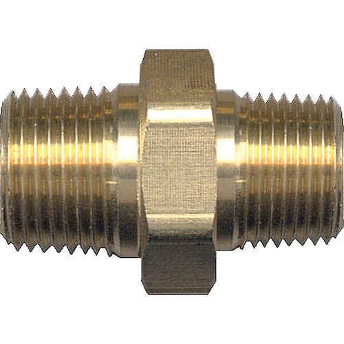 Hex Nipple, Brass, 3/4" x 1/2", NPT x NPT Nuna Depot Inc.