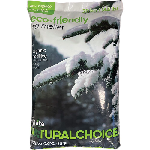 Produits de d&eacute;glaçage Natural Choice, Sac, 44 lb(20 kg), Point de fonte -26°C (-14,8°F) Nuna Depot Inc.