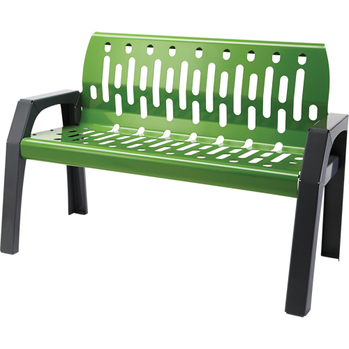 Bancs Stream, Acier, 48" lo x 48" la x 34" h, Vert Nuna Depot Inc.