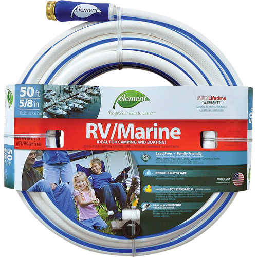 Boyaux d'arrosage pour bateaux et VR Element , PVC, 5/8" dia x 50' Nuna Depot Inc.