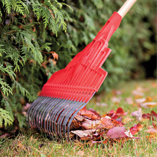 Multi-Purpose Lawn Rake, 20" Blade, 20 Tines, Hardwood Handle, Steel Blade Nuna Depot Inc.