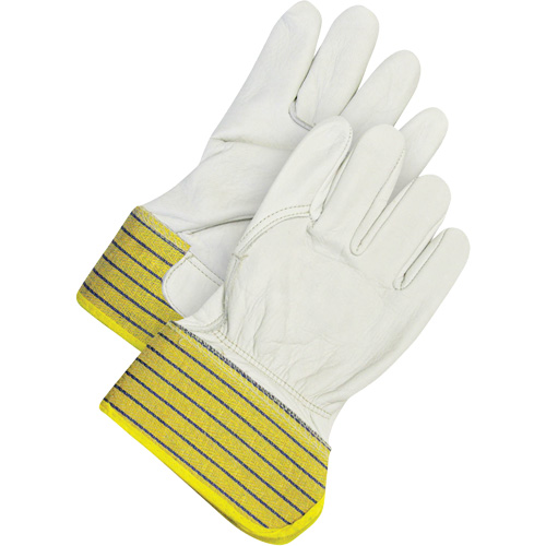 Gants d'ajusteur classiques, Grand, Paume en Cuir fleur de vache, Doublure en Molleton Nuna Depot Inc.