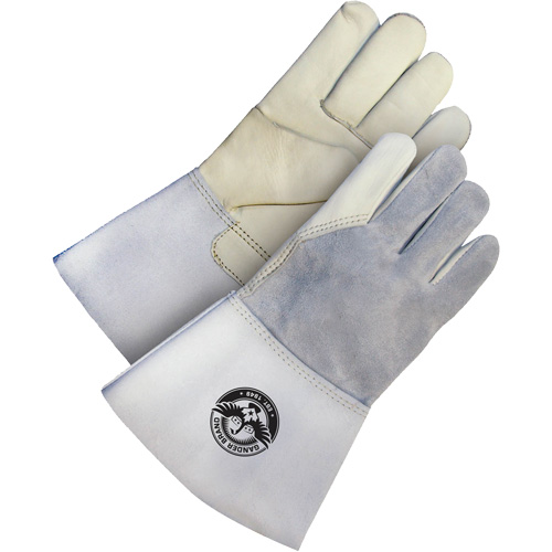 Gants de soudage en cuir fleur utilitaire Gander Brand, Cuir fleur de vache, Taille Grand Nuna Depot Inc.
