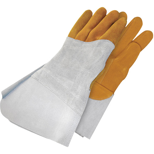 Gander Brand Reverse Grain TIG Welder Gloves, Grain Deerskin, Size 10 Nuna Depot Inc.