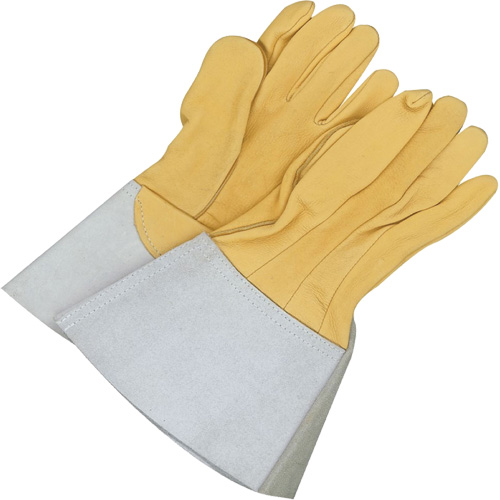 Gander Brand Reverse Grain TIG Welder Gloves, Grain Deerskin, Size 10 Nuna Depot Inc.