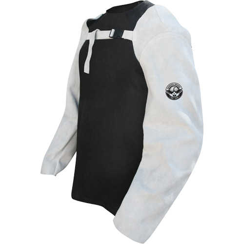 Manchons de soudage en cuir, 24" lo, Gris perle Nuna Depot Inc.