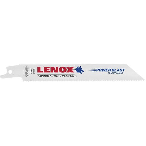 General Purpose Reciprocating Saw Blades, Bi-Metal, 10 TPI, 8" L x 3/4" W Nuna Depot Inc.