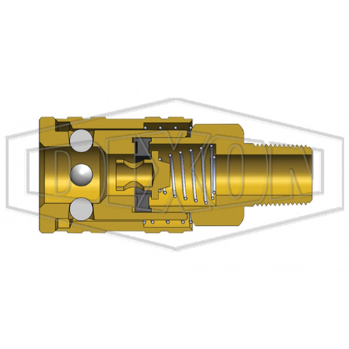 M-Series ARO Pneumatic Manual Coupler, 1/4" Nuna Depot Inc.