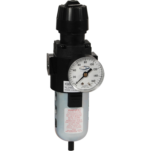 Wilkerson Compact Filter/Regulator, 1/2" NPT, 150 PSI Max. PSI, Standard Nuna Depot Inc.