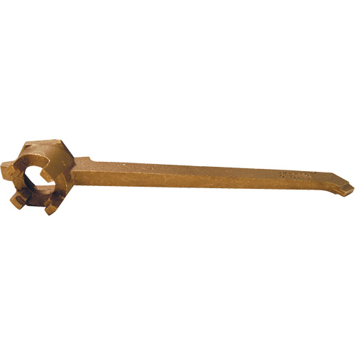 Cl&eacute; pour obturateur de baril, Poign&eacute;e 12", Bronze Nuna Depot Inc.