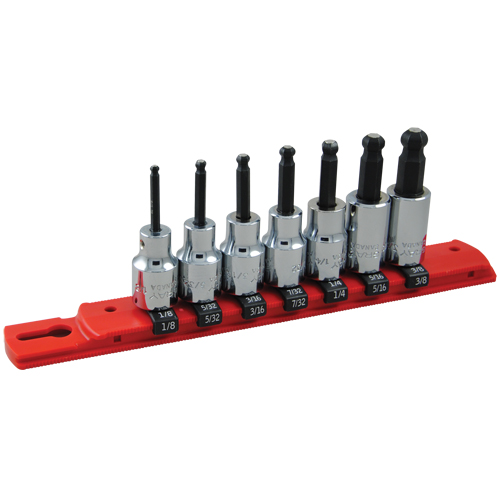 SAE Ball-Nose Socket Set, 7 Pcs Nuna Depot Inc.