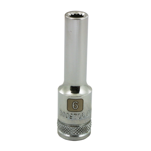 Metric Socket, 6 mm, 3/8" Drive, 12 Points, Deep Nuna Depot Inc.