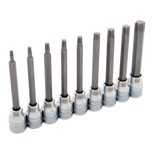 Jeu de douilles longues, Torx, Prise 3/8", 9 mrcx Nuna Depot Inc.
