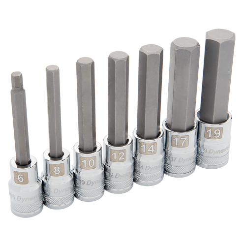 Long Metric Socket Set, 7 Pcs Nuna Depot Inc.