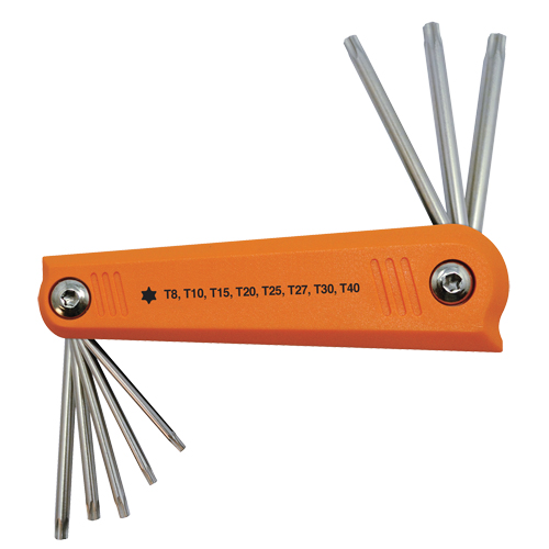 Folding Hex Key Set, 8 Pcs., Torx&reg; Nuna Depot Inc.