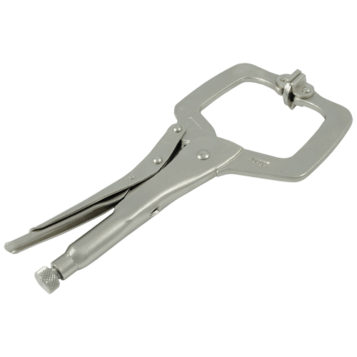 Locking Clamp Pliers with Swivel Pads, 11" Length, C-Clamp Nuna Depot Inc.