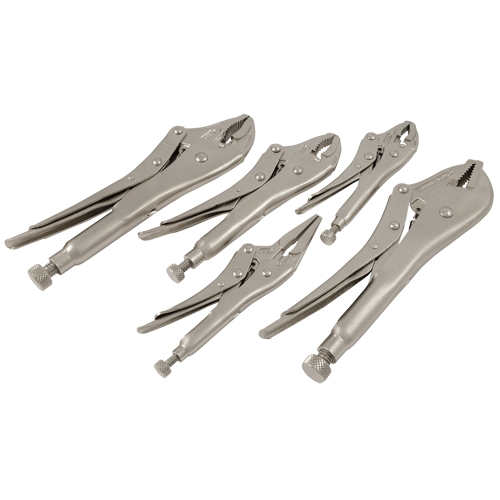 Locking Plier Set, 5 Pieces Nuna Depot Inc.