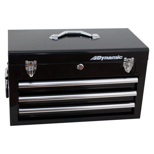 Hand Tool Box with Drawers, 10" D x 20" W x 12" H, Black Nuna Depot Inc.