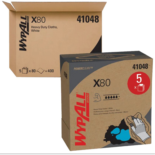 Chiffons &agrave; usage prolong&eacute; X80 WypAll, Robuste, 16-4/5" lo x 9" la Nuna Depot Inc.