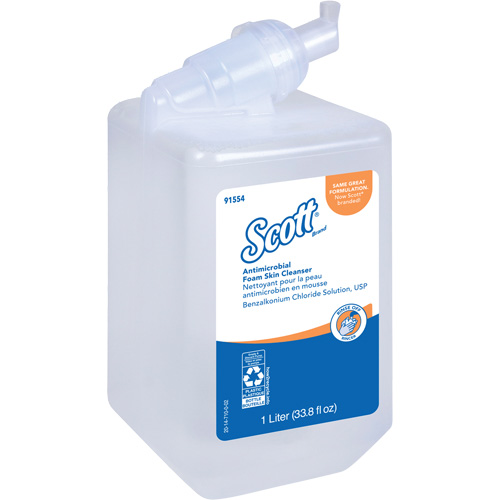 Scott&reg; Control Antimicrobial Skin Cleanser, Foam, 1 L, Unscented Nuna Depot Inc.