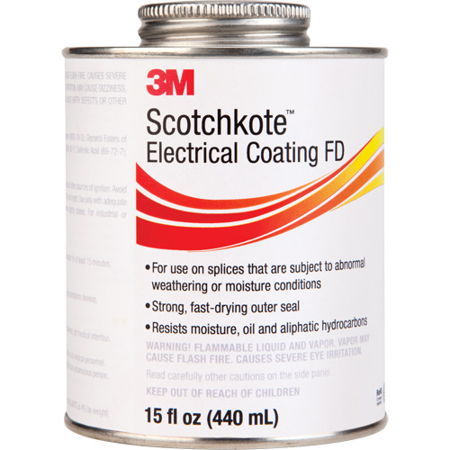 Rev&ecirc;tement &eacute;lectrique FD Scotchkote, Transparent, 15 oz, Canette Nuna Depot Inc.