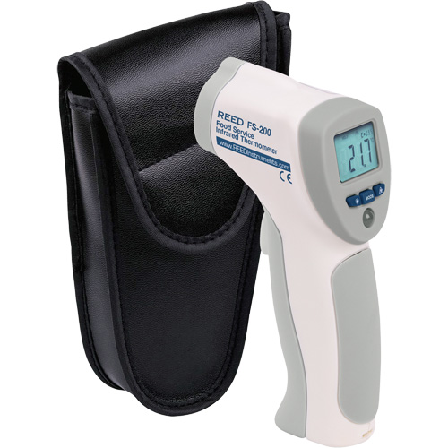 Food Service Infrared Thermometer, -4°- 392° F ( -20° - 200° C )/-58°- 4° F ( -50° - -20° C ), 8:1, Fixed Emmissivity Nuna Depot Inc.
