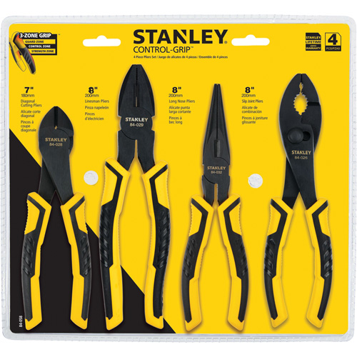 Bi-Material Pliers Set, 4 Pieces Nuna Depot Inc.