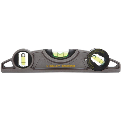 Fatmax&reg; Cast Torpedo Level, 9" L, Aluminum, 3 Vials, Magnetic Nuna Depot Inc.