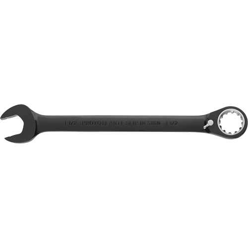 Reversible Combination Ratchet Wrench, 4/6/12 Point, 1-1/2", Black/Chrome Finish Nuna Depot Inc.