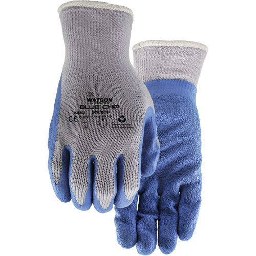 Gants enduits Stealth Blue Chip, Grand, R&ecirc;vetement Latex de caoutchouc, Calibre 10, Enveloppe en Polyester Nuna Depot Inc.