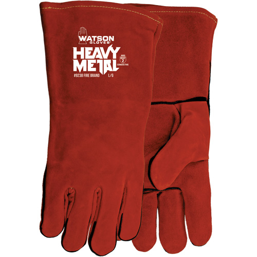 Gants de soudage Fire Brand, Cuir de vache refendu, Taille Taille unique Nuna Depot Inc.