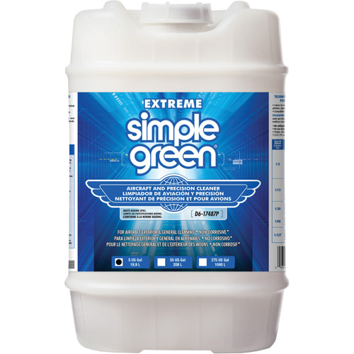 Produit nettoyant de pr&eacute;cision et pour a&eacute;ronefs Extreme Simple Green, 5 gal., Cruche Nuna Depot Inc.
