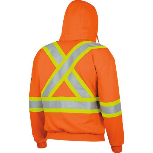 338SF Flame-Resistant Zip Style Hoodie, Men's, X-Large, High Visibility Orange, 22 cal/cm² Nuna Depot Inc.