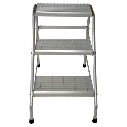 Aluminum Step Stand, 3 Steps, 34-9/16" x 22-13/16" x 30" High Nuna Depot Inc.