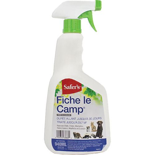 R&eacute;pulsif liquide contre les animaux Fiche le camp Nuna Depot Inc.