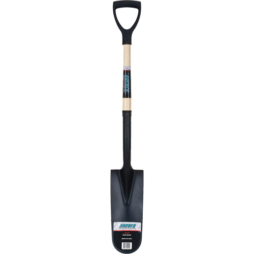 Heavy-Duty Drain Spade, Carbon Steel, 16" x 6" Blade, 29" L, D-Grip Handle Nuna Depot Inc.