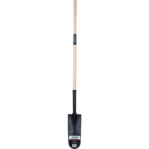 Heavy-Duty Drain Spade, Carbon Steel, 16" x 6" Blade, 45" L, Straight Handle Nuna Depot Inc.